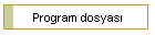 Program dosyası